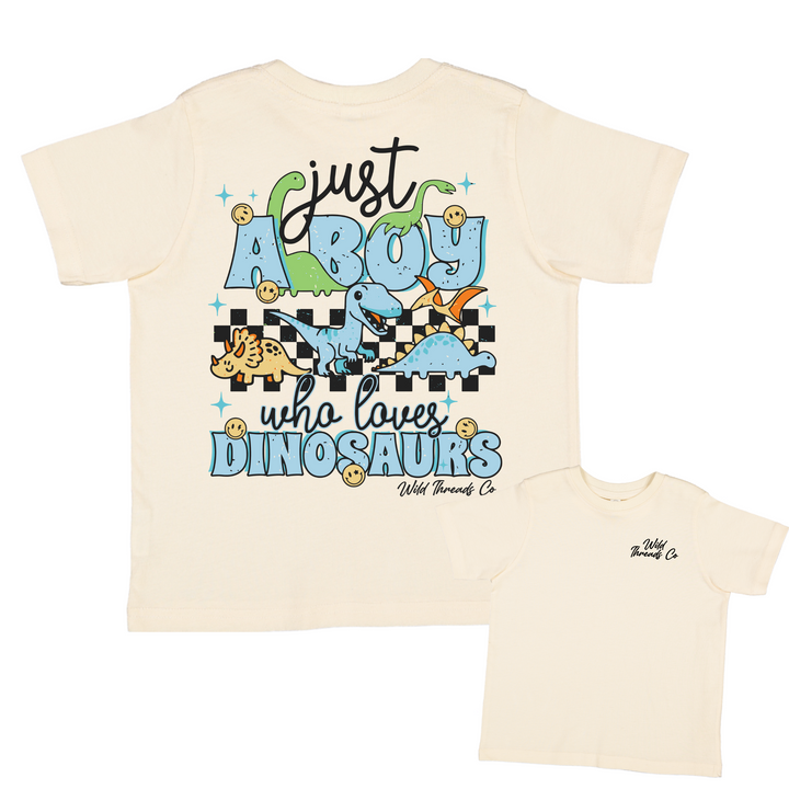 Boy Who Loves Dinosaurs Tee